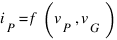i_P=f(v_P,v_G)